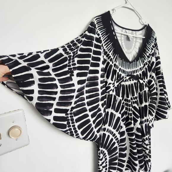 Trina Turk Swimsuit Cover-up‎ Dress S Beach Vacation Resortwear Coastal Summer - Picture 4 of 6